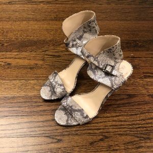 Vince Camuto Snakeskin Heels